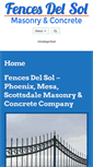 Mobile Screenshot of delsolfencing.com